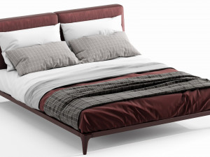 poliform park uno bed 3D Model
