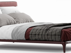 poliform park uno bed 3D Model