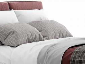poliform park uno bed 3D Model