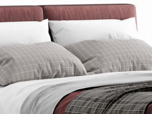 poliform park uno bed 3D Model