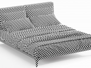 poliform park uno bed 3D Model