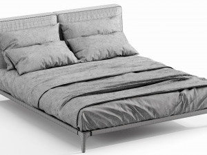 poliform park uno bed 3D Model