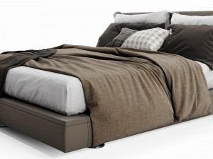 bb italia richard bed 3D मॉडल