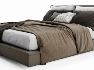 bb italia richard bed 3D Model