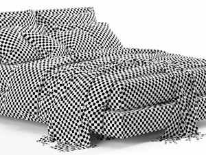 bb italia richard bed 3D Model