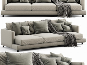 flexform long island 3 seater 3D 모델