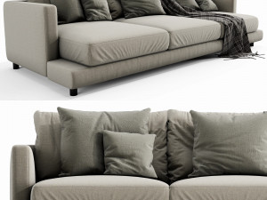 flexform long island 3 seater 3D 모델