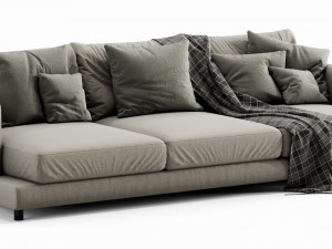 flexform long island 3 seater 3D 모델