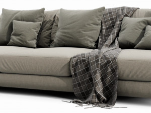 flexform long island 3 seater 3D 모델