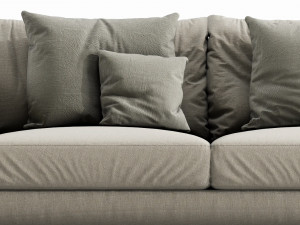 flexform long island 3 seater 3D 모델