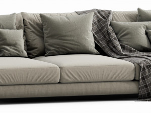 flexform long island 3 seater 3D 모델