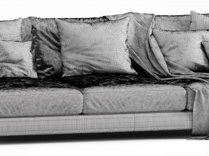 flexform long island 3 seater 3D 모델