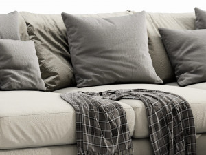 flexform long island 3 seater 3D मॉडल