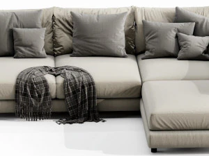flexform long island 3 seater 3D Model