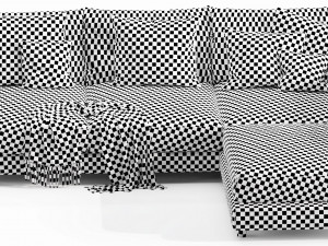 flexform long island 3 seater 3D मॉडल