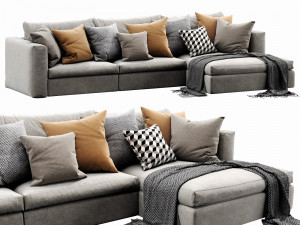 poliform dune chaise lounge 3D Model