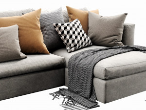 poliform dune chaise lounge 3D Model