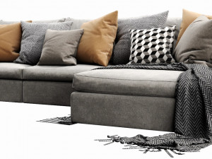 poliform dune chaise lounge 3D Model