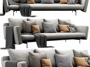 poliform dune chaise lounge Modelo 3D