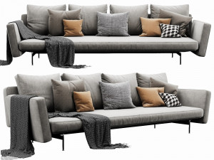 poliform dune chaise lounge 3D Model