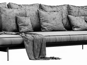 poliform dune chaise lounge Modelo 3D