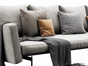 poliform dune chaise lounge Modelo 3D