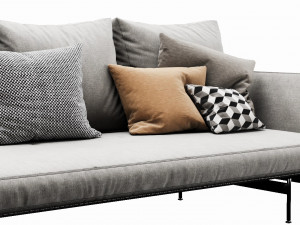 poliform dune chaise lounge Modelo 3D