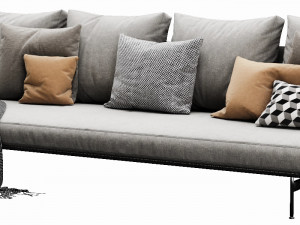 poliform dune chaise lounge Modelo 3D