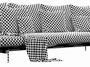 poliform dune chaise lounge Modelo 3D