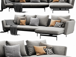bb italia sake chaise lounge 3Dモデル