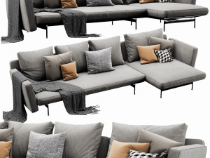 bb italia sake chaise lounge 3Dモデル