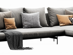 bb italia sake chaise lounge 3Dモデル