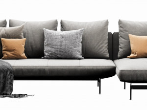 bb italia sake chaise lounge 3Dモデル