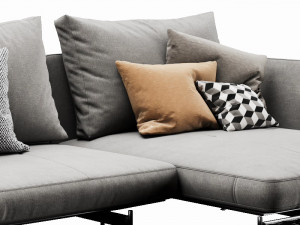 bb italia sake chaise lounge 3Dモデル