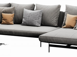 bb italia sake chaise lounge 3Dモデル