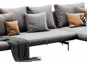 bb italia sake chaise lounge 3Dモデル