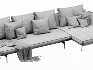 bb italia sake chaise lounge 3Dモデル