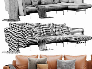 bb italia sake chaise lounge 3D Model