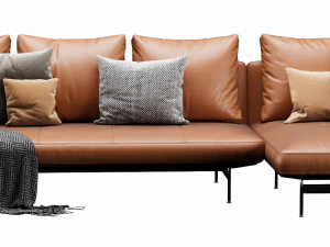 bb italia sake chaise lounge 3D Model