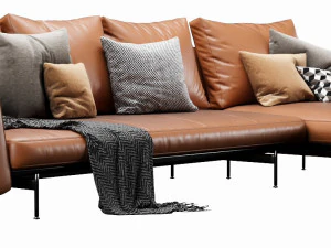 bb italia sake chaise lounge 3D Model