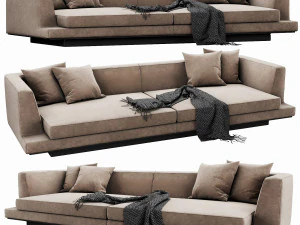 bb italia aurae sofa 3D Model