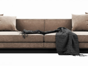 bb italia aurae sofa Modèle 3D