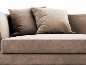 bb italia aurae sofa Modèle 3D