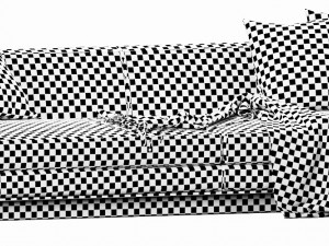 bb italia aurae sofa Modèle 3D