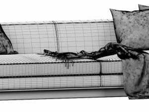 bb italia aurae sofa 3D Model