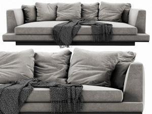 bb italia aurae sofa 3Dモデル
