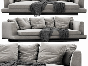 bb italia aurae sofa Model 3D