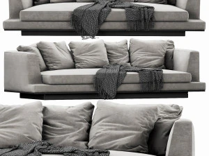 bb italia aurae sofa 3D Model