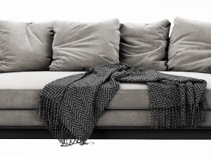bb italia aurae sofa Model 3D