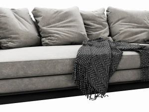 bb italia aurae sofa 3D Model